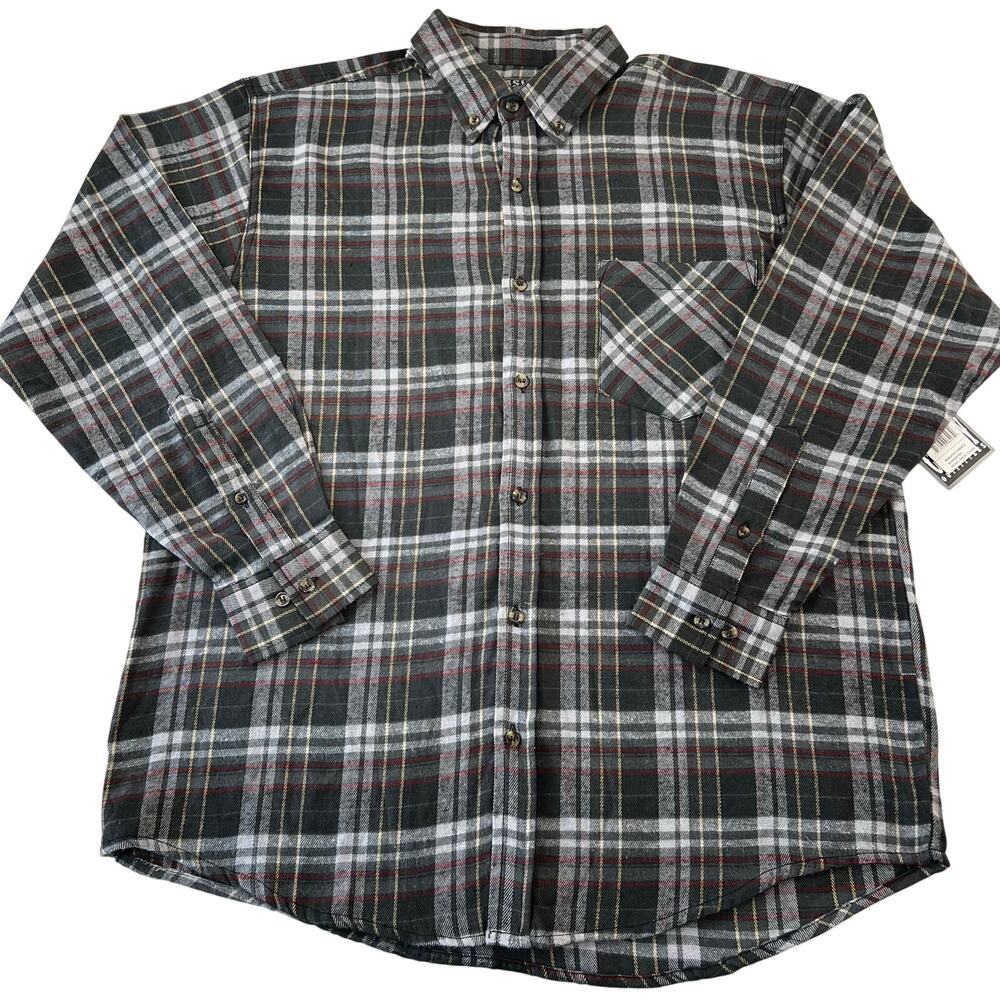 Casual Country Flannel Button Down Shirt Men's size Large NWT